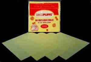Light Yellow Deco-puffs / POMPS
