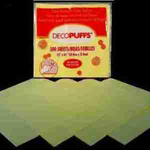 Light Yellow Deco-puffs / POMPS