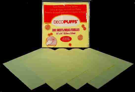 Light Yellow Deco-puffs / POMPS
