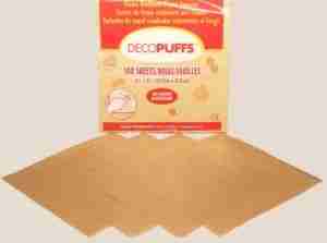 Tan Deco-puffs / POMPS