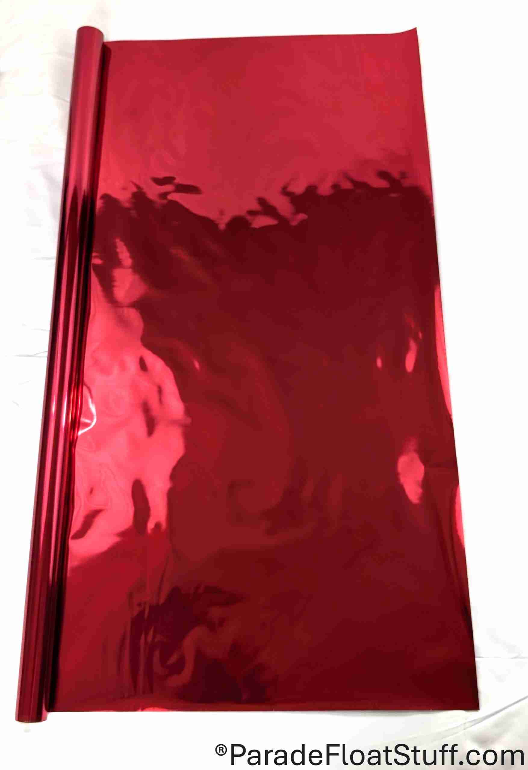 Red Metallic Roll 36" X 10 yards