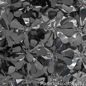Black Floral Sheeting 5 Yard Roll (15 feet)