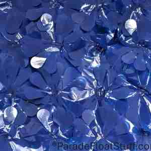 Blue Floral Sheeting, 5 Yard Roll (15 feet)