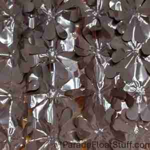 Brown Floral Sheeting 5 Yard Roll (15 feet)