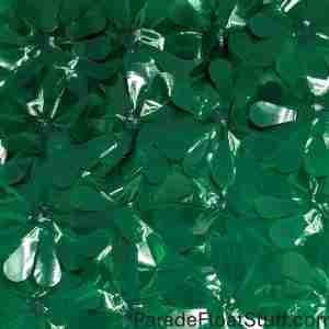 Dark Green Floral Sheeting 5 Yard Roll (15 feet)