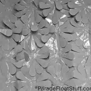 Gray Floral Sheeting 5 Yard Roll (15 feet)