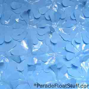 Light Blue Floral Sheeting 5 Yard Roll (15 feet)