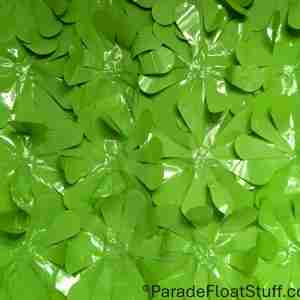 Light Green Floral Sheeting 5 Yard Roll (15 feet)