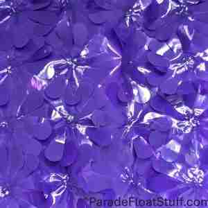Purple Floral Sheeting 5 Yard Roll (15 feet)