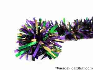 Purple/Green/Gold Metallic Festoon Combo 4”x20’