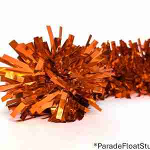 Orange Metallic Festooning 4″ X 20′