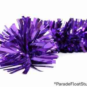 Purple Metallic Festooning 4" X 20'
