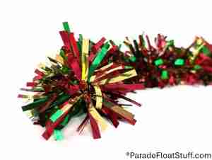 Red/Gold/Green Metallic Festoon Combo 4" x 20'