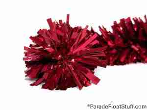 Red Metallic Festooning 4" X 20'