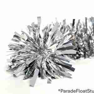 Silver Metallic Festooning 4″ X 20′