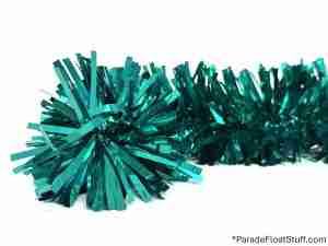 Teal Metallic Festooning 4″ X 20′