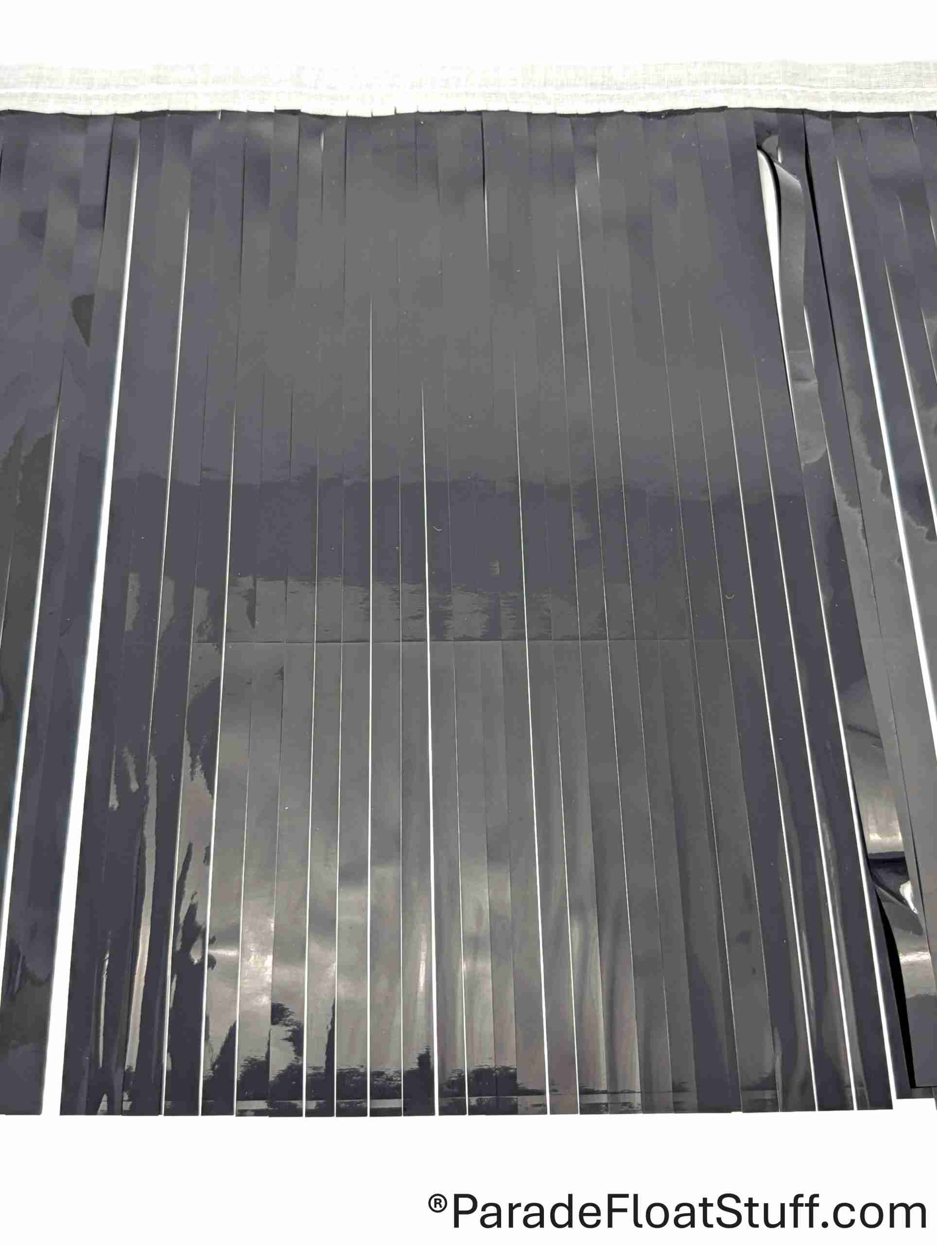 2-Ply Fringe Black Vinyl 14" drop X 10 - Image 2