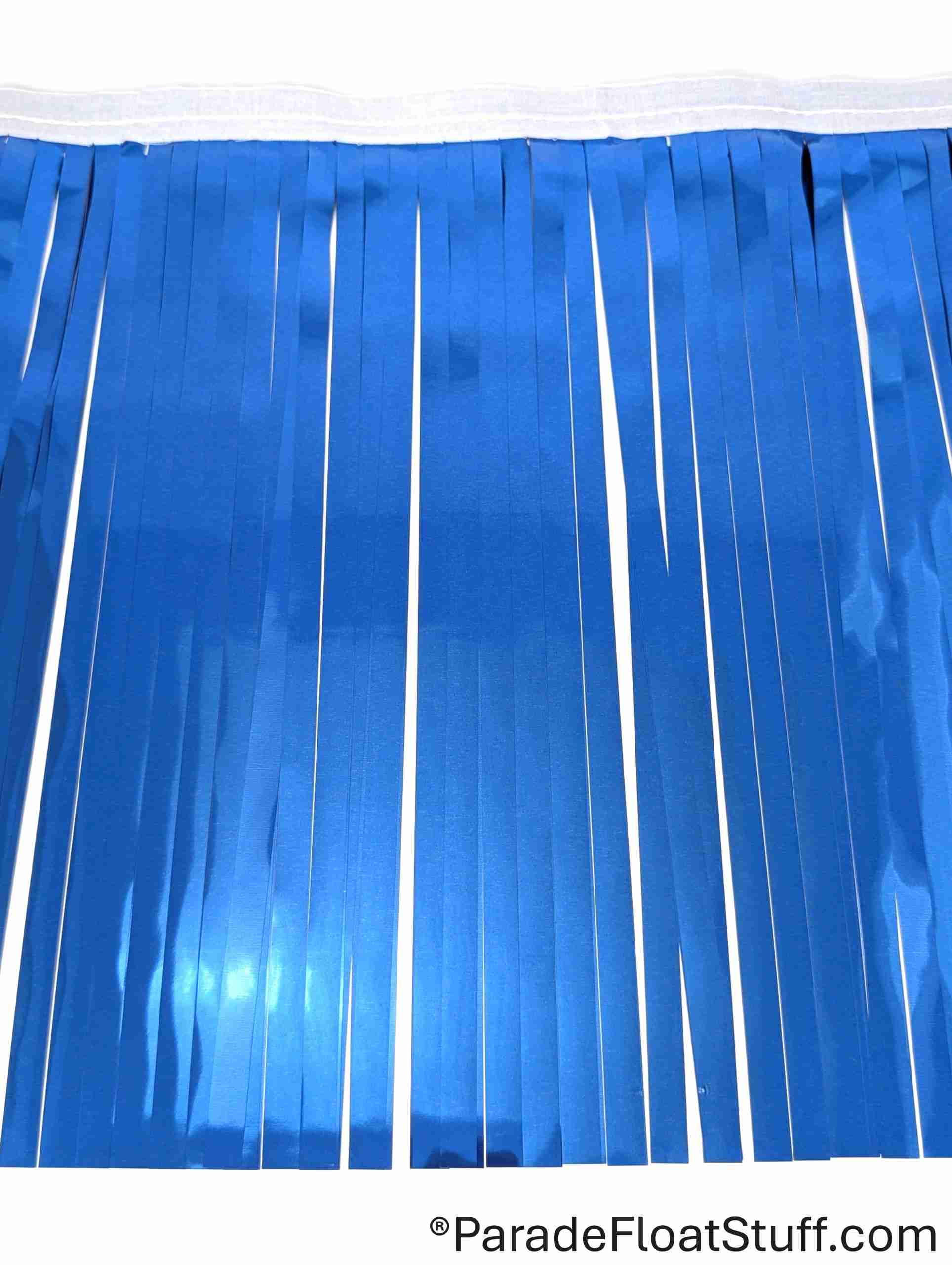 2-Ply Fringe Blue Metallic 14" drop X 10' - Image 2