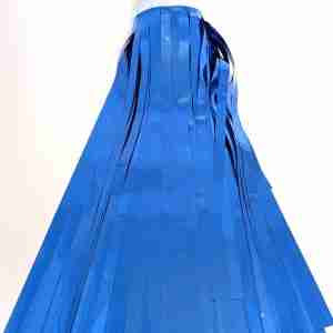 2-Ply Fringe Blue Metallic 30" drop X 14'