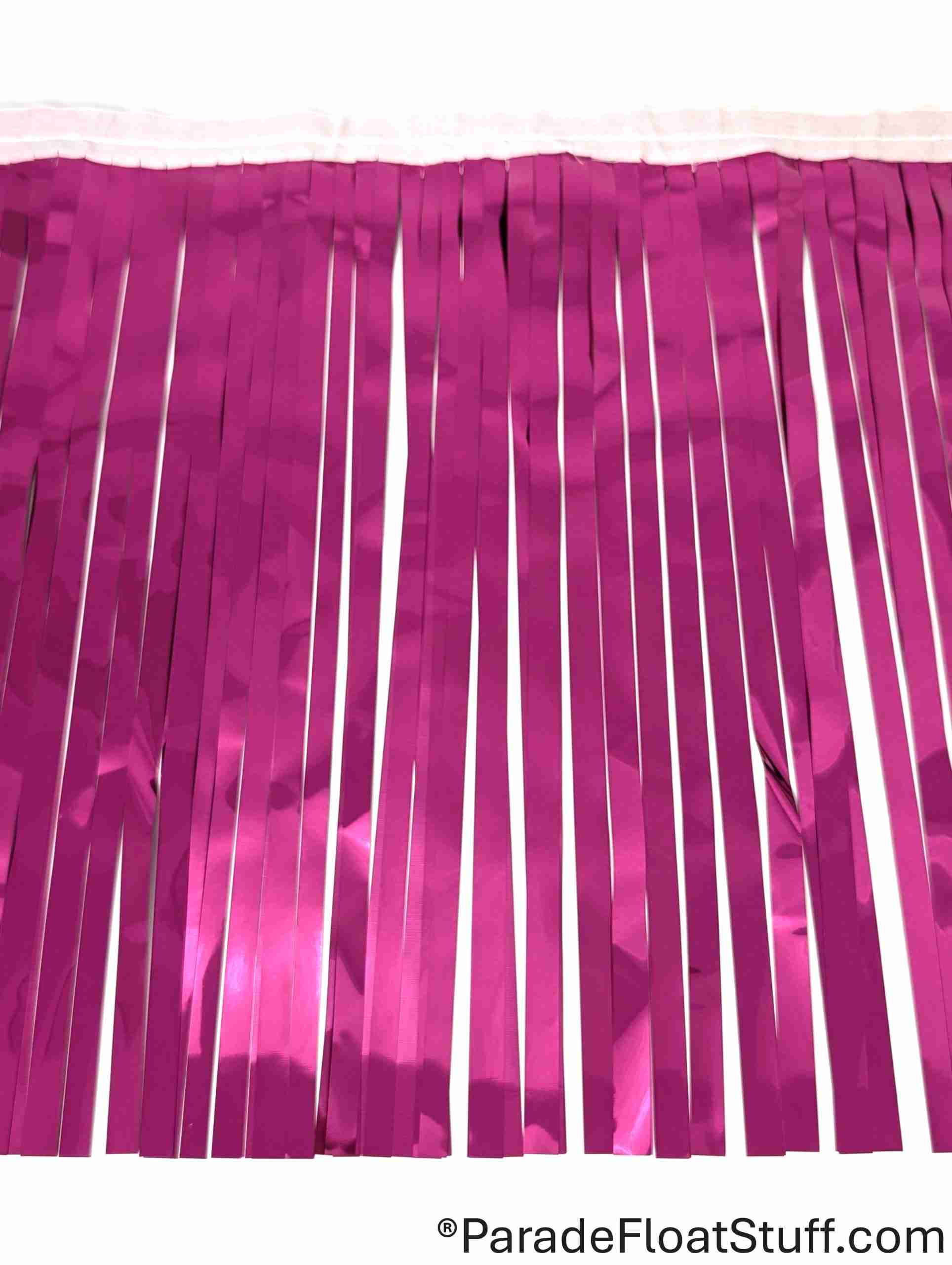 2-Ply Fringe Cerise Metallic 14" drop X 10' - Image 2