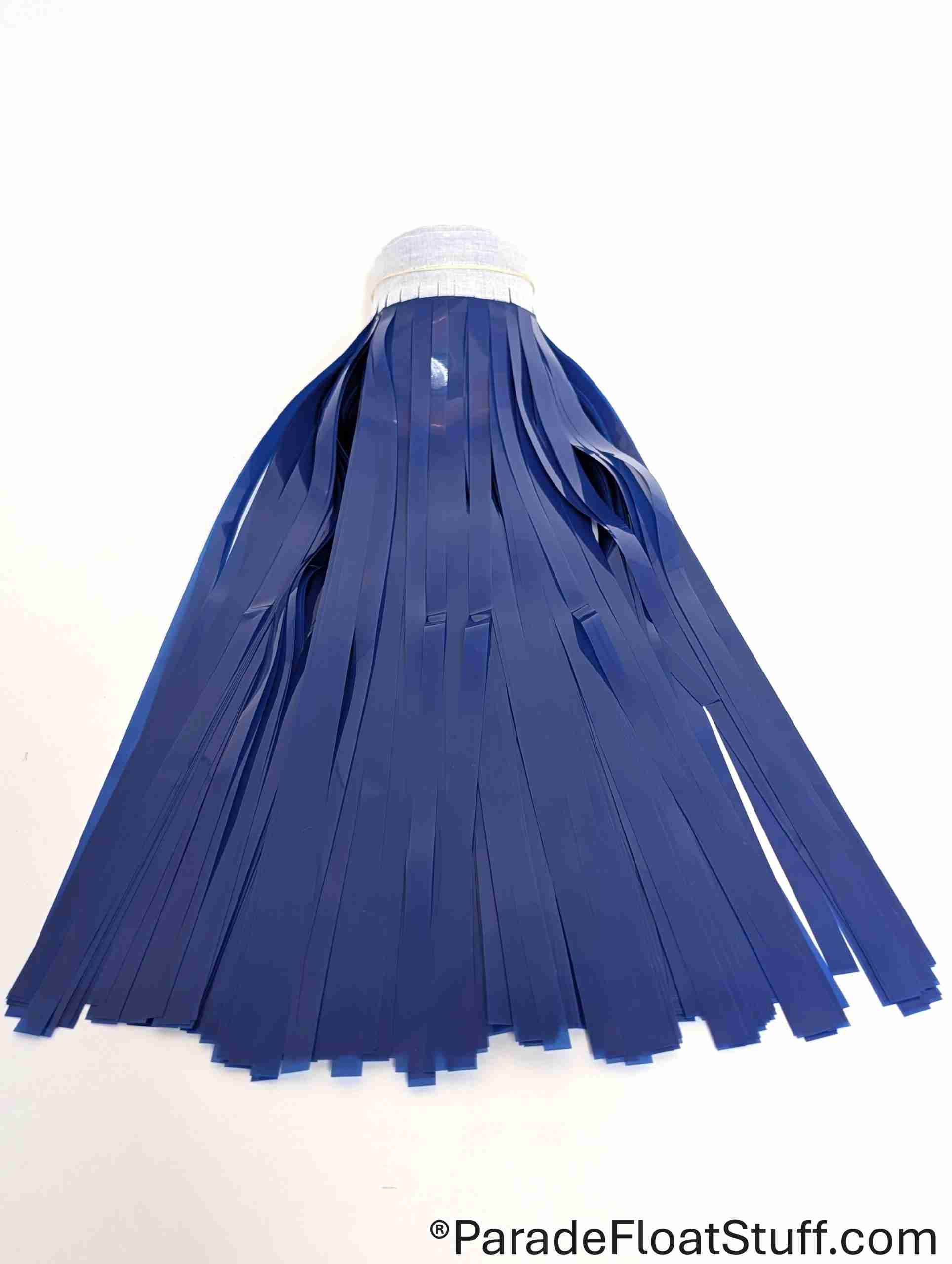 2-Ply Fringe Blue Vinyl 14" drop X 10'