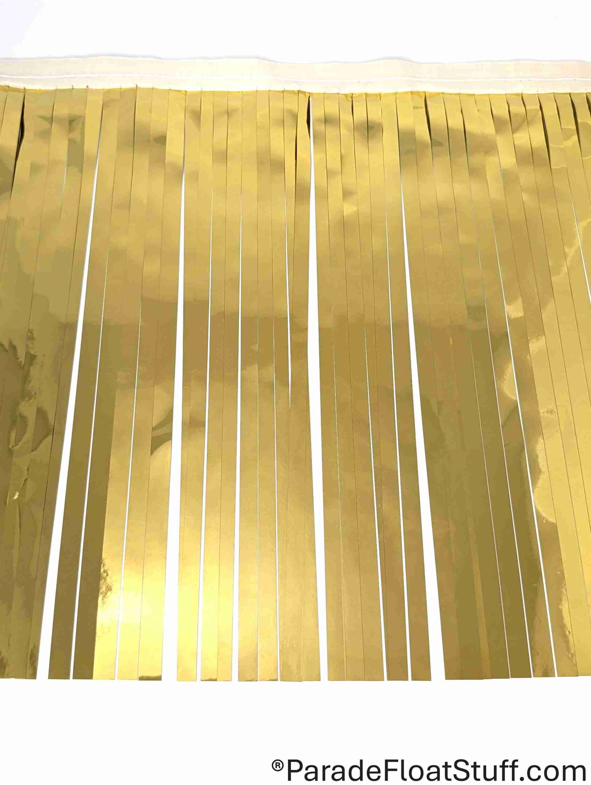 2-Ply Fringe Gold Metallic 14" drop X 10' - Image 2