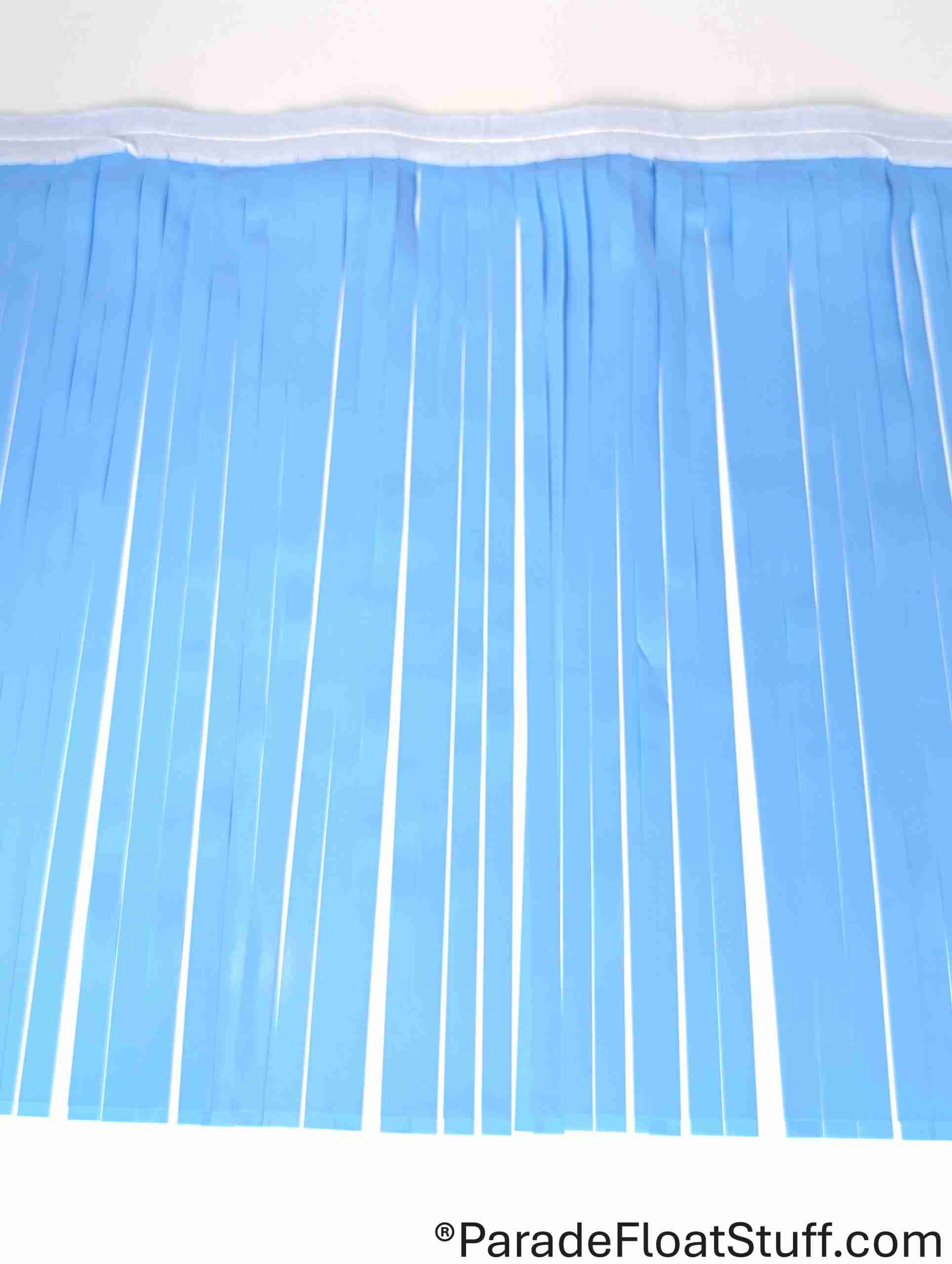2-Ply Fringe Light Blue Vinyl 14" drop X 10' - Image 2