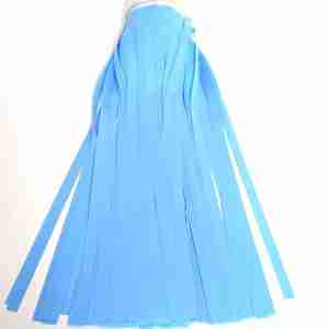 2-Ply Fringe Light Blue Vinyl 14" drop X 10'