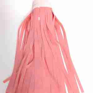 2-Ply Vinyl Light Pink Fringe 14” drop x 10’