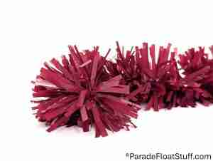 Maroon Vinyl Festooning 4" X 20'