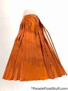 2-Ply Fringe Orange Metallic 14" drop X 10'