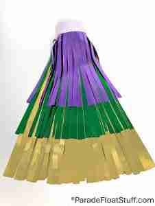 3-Ply Purple/Green/Gold Metallic 14" drop X 10'