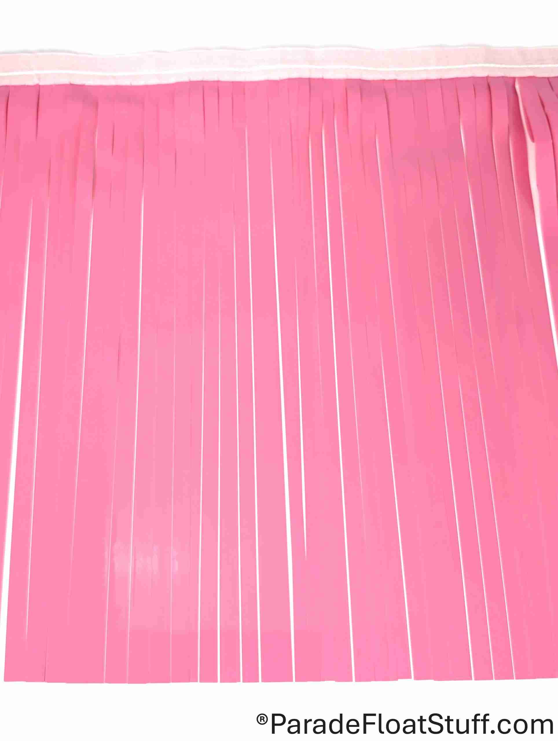 2-Ply Fringe Pink Vinyl 14" drop X 10' - Image 2