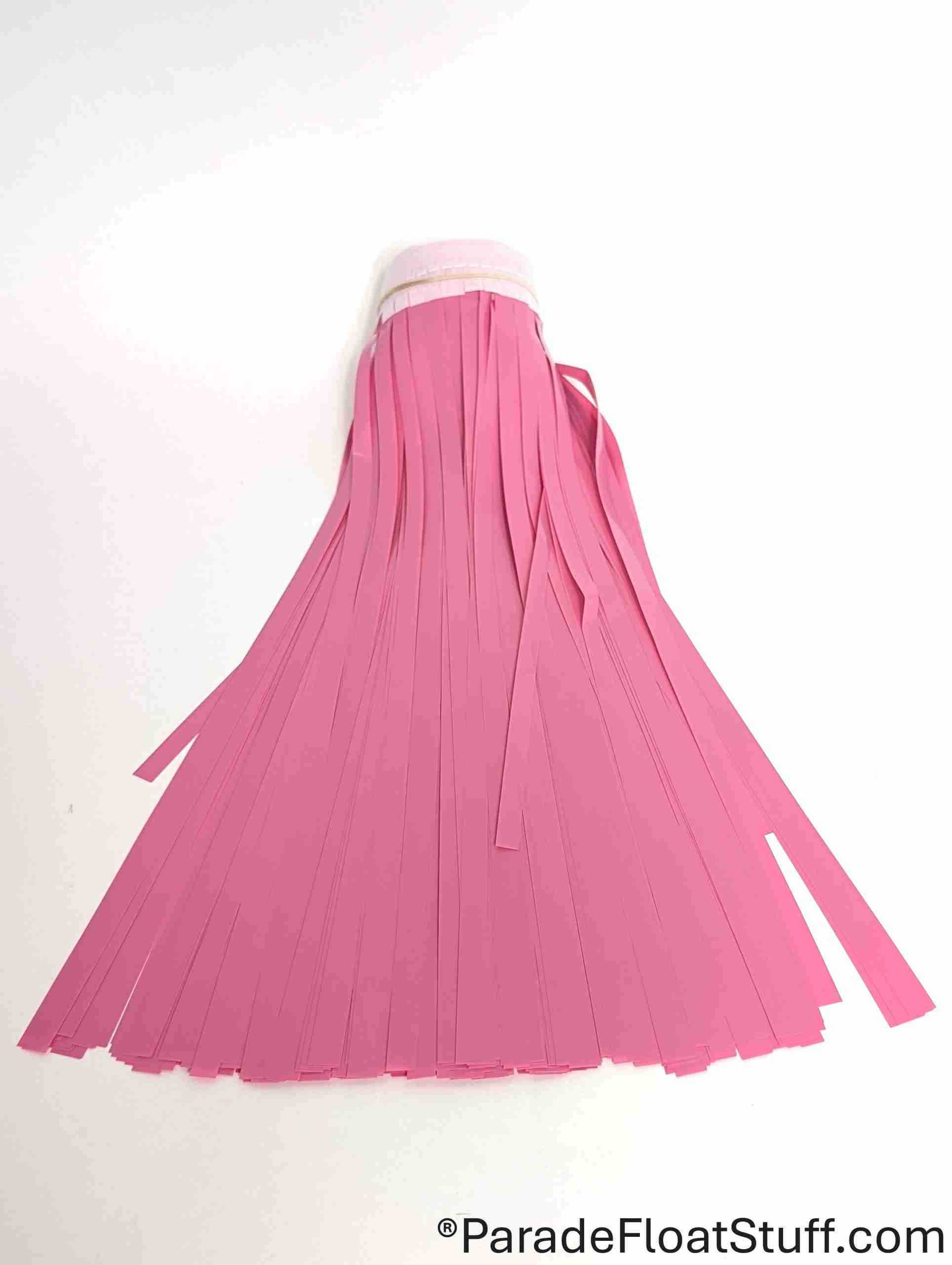2-Ply Fringe Pink Vinyl 14" drop X 10'