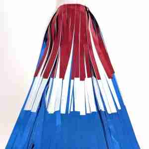 Red/White/Blue Fringe 14" drop X 10'