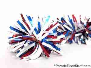 Red/White/Blue Metallic Festoon Combo 4" x 20'