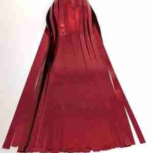 2-Ply Fringe Red Metallic 14" drop X 10'