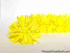 Yellow Vinyl Festooning 4" X 20'
