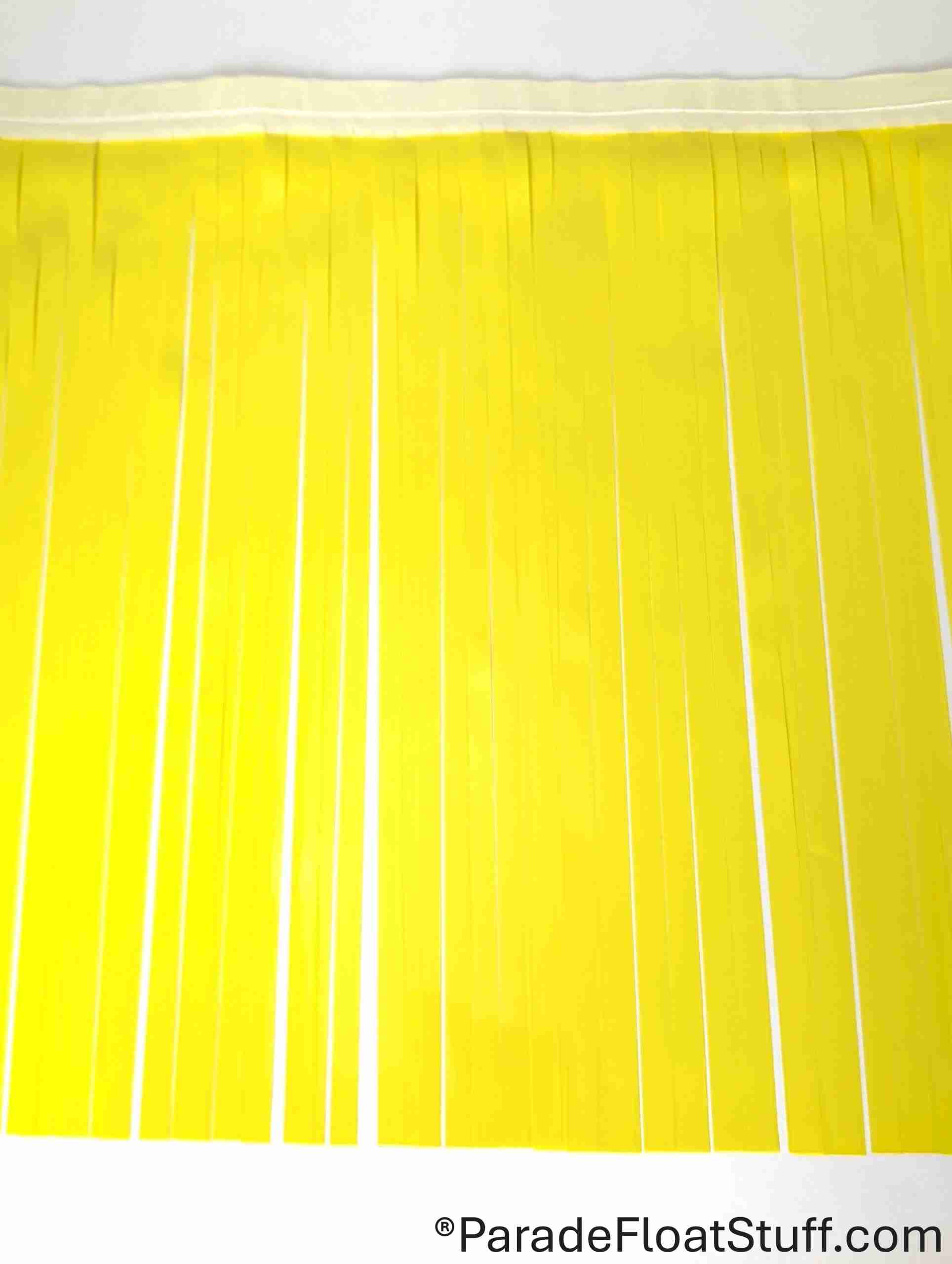2-Ply Fringe Yellow Vinyl 14" drop X 10' - Image 2