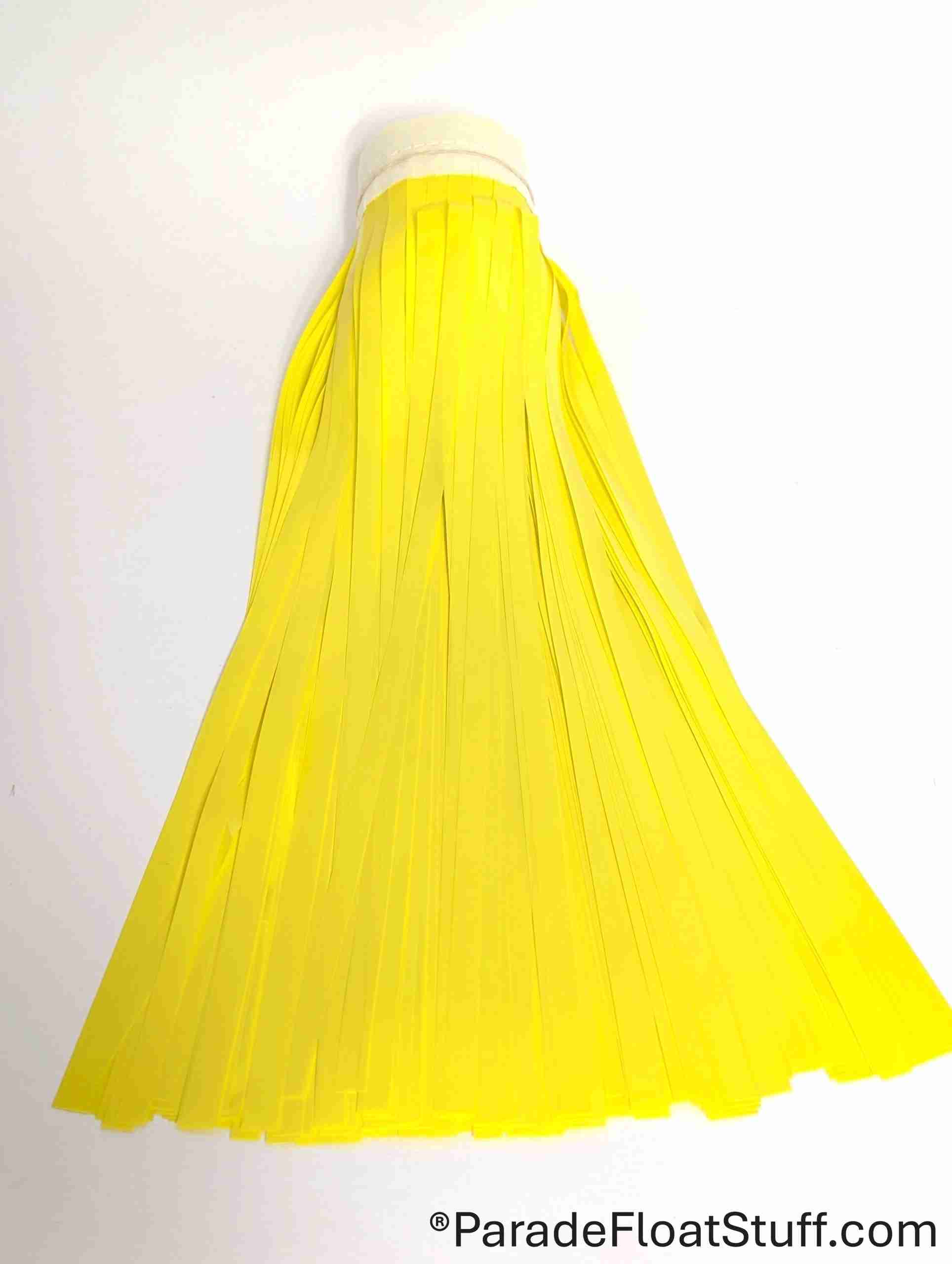2-Ply Fringe Yellow Vinyl 14" drop X 10'
