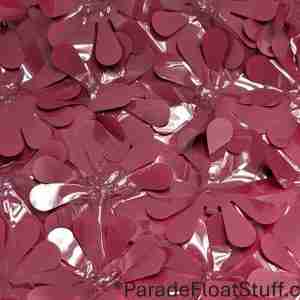 Maroon Floral Sheeting 5 Yard Roll (15 feet)