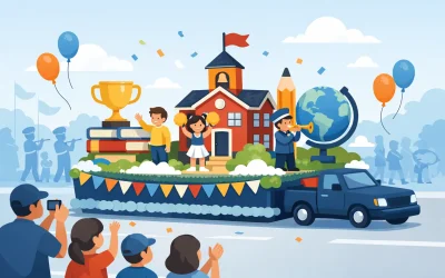 A School Parade Float Example That Works