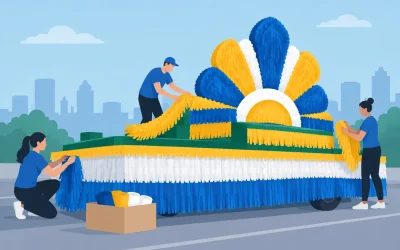 Float Fringe: How to Cover a Parade Float