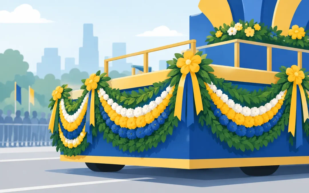 Parade Garland Ideas That Finish a Float Right