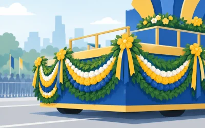 Parade Garland Ideas That Finish a Float Right